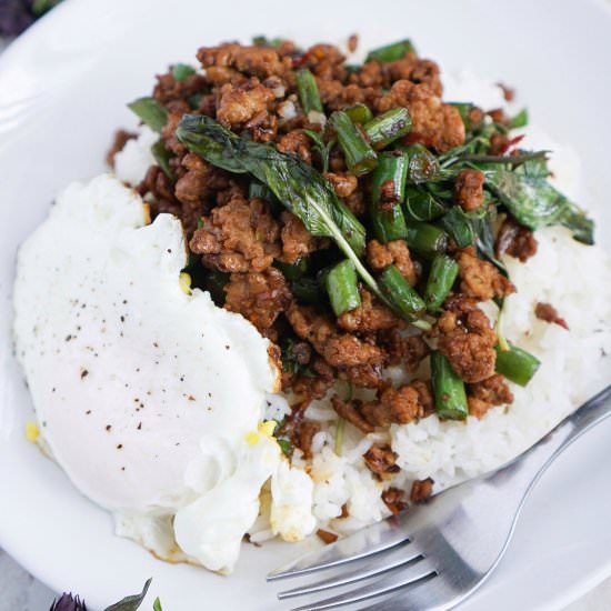 Pad Kra Pao (Thai Basil Pork)