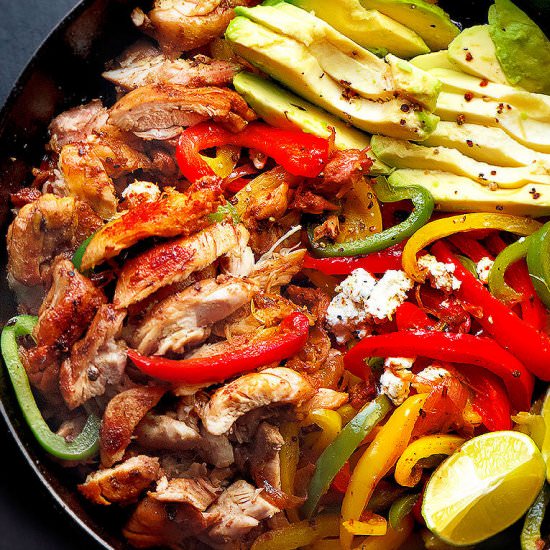 CHICKEN FAJITAS FROM SCRATCH