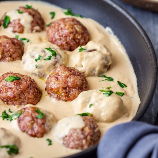 oven baked swedish meatballs