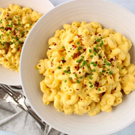 Vegan Squash Mac and Cheese