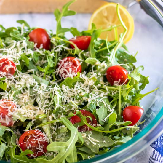 Arugula Salad (Lemon Vinaigrette)