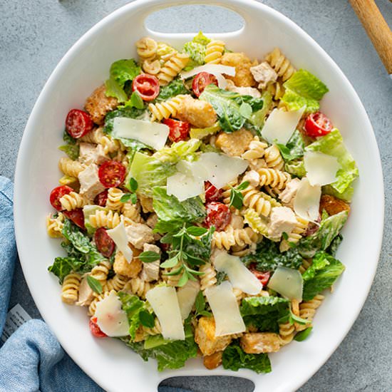 Chicken Caesar Pasta Salad