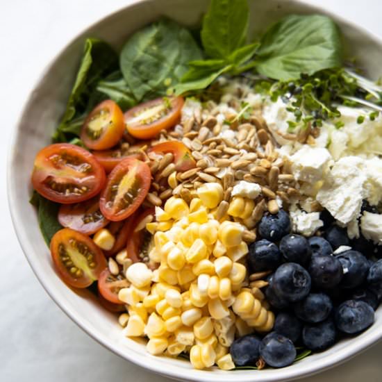 Summer Grain Bowl with Basil