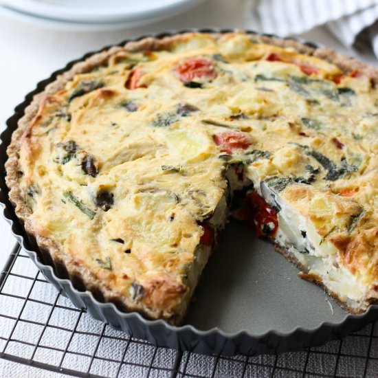 Vegan Tofu Quiche