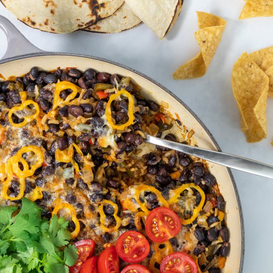 Black Bean Skillet Tacos