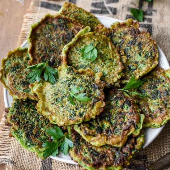 Swiss Chard Pancakes
