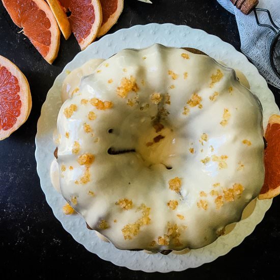 Grapefruit Sugar Pound Cake