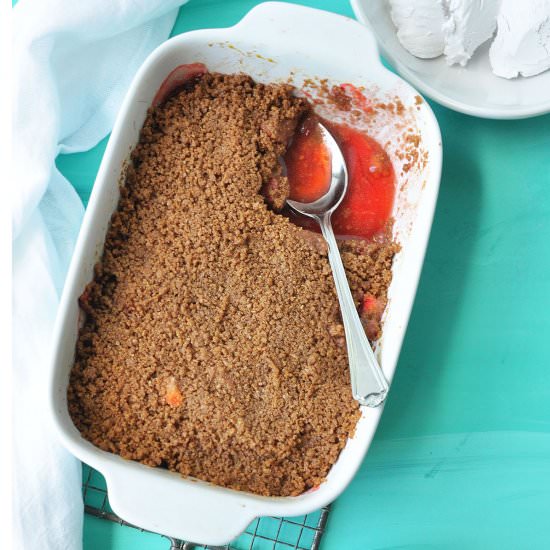 Graham Cracker Strawberry Crisp- GF