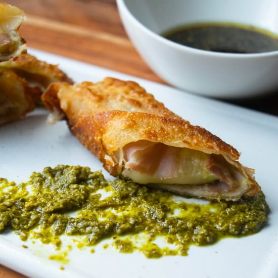 Italian Egg Roll Mozzarella Sticks