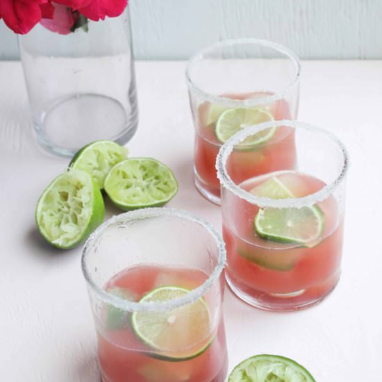 Easy Watermelon Margarita