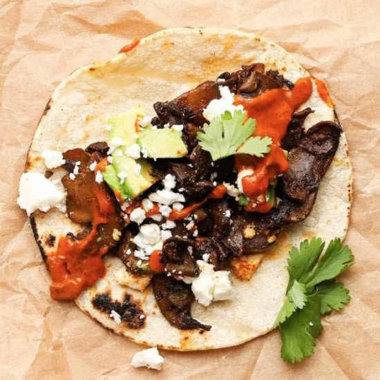 Mushroom Al Pastor Tacos