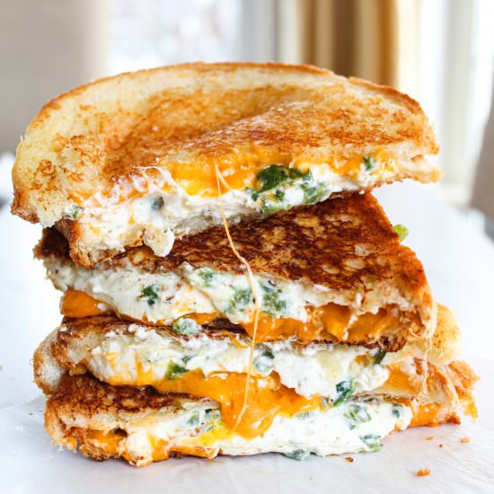 Jalapeno Popper Grilled Cheese Sand