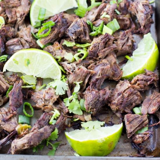 Crispy Slow Cooker Beef Carnitas