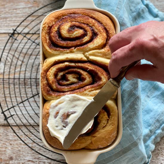 Sourdough Cinnamon Rolls