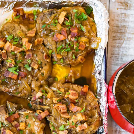 crock pot smothered pork chops!