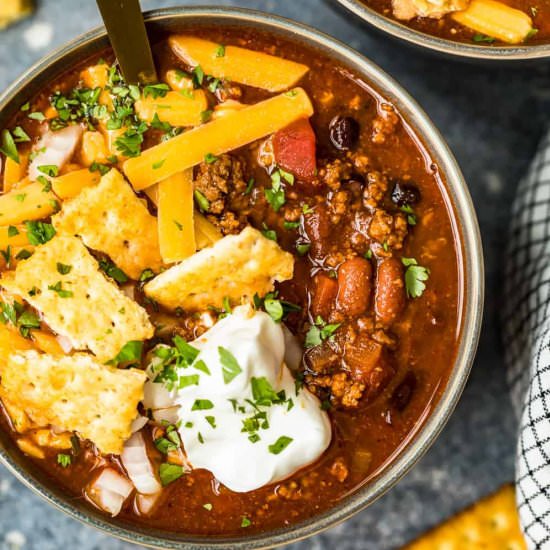 crockpot chili!
