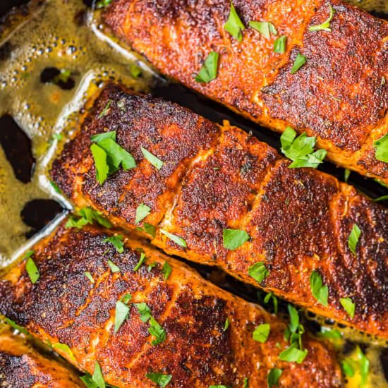 blackened salmon!