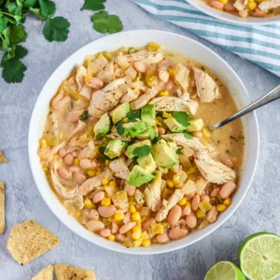 white chicken chili!