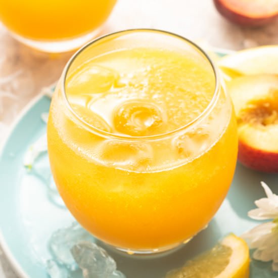 Peach Lemonade Cooler