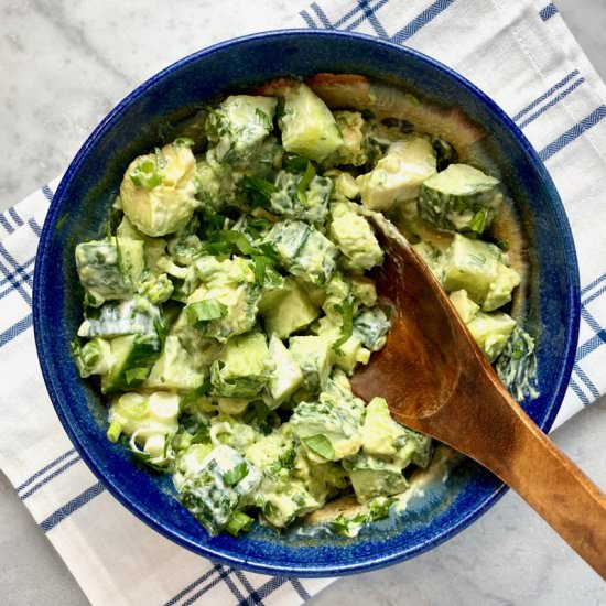 Cucumber-Avocado Salad