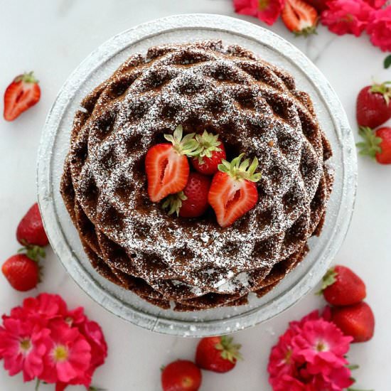 Gluten-Free Strawberry Cake