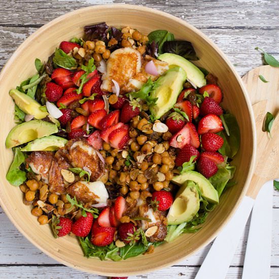 Strawberry avocado salad