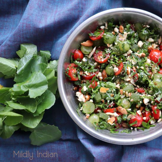 grapes and brahmi salad