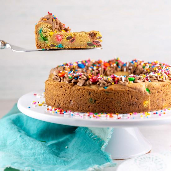 M&M Cookie Cake