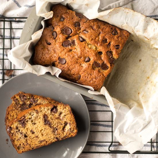 One Bowl Banana Bread