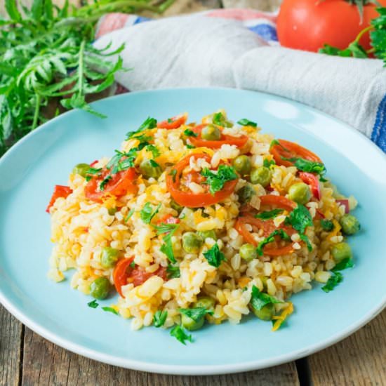 Easy Bulgur Pilaf
