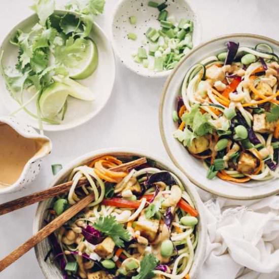 Vegan Pad Thai Salad