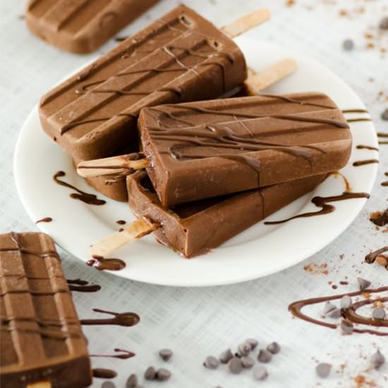 Sugar Free Chocolate Popsicles