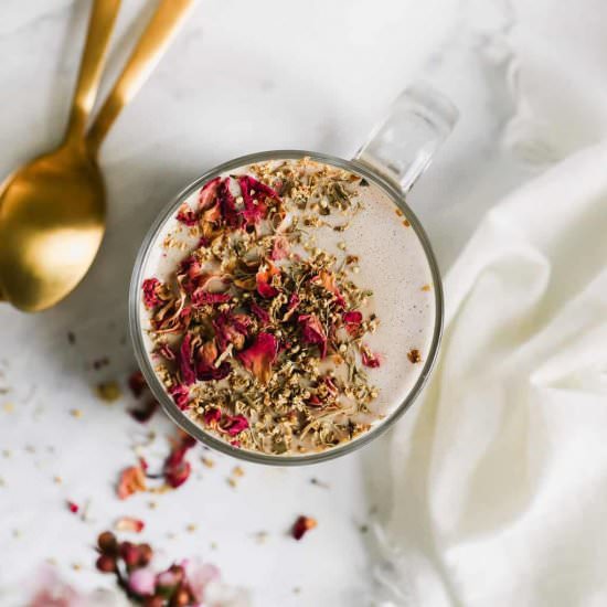 floral latte