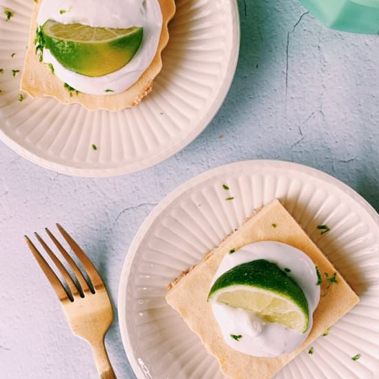 Mango Cream No-Bake Tart