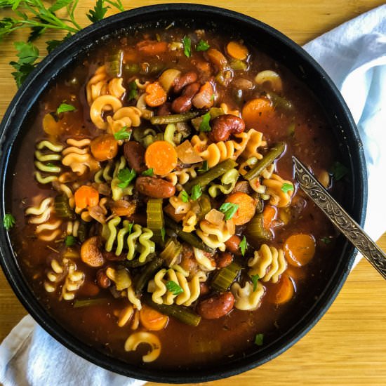 Vegetable Minestrone Soup