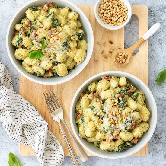 Creamy Broccoli Gnocchi