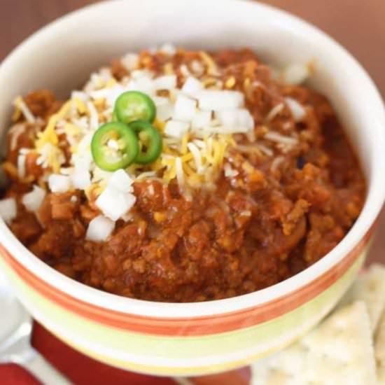 George’s Chili Recipe