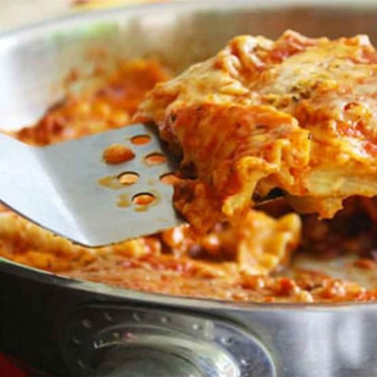 Easy Skillet Lasagna