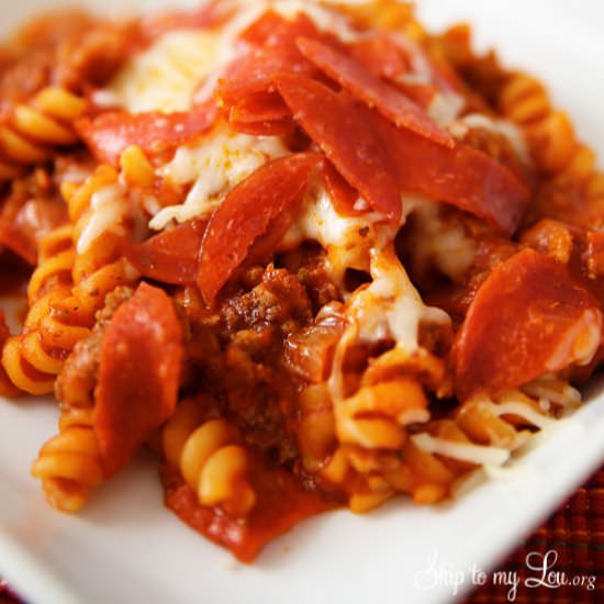 One Pot Pizza Pasta
