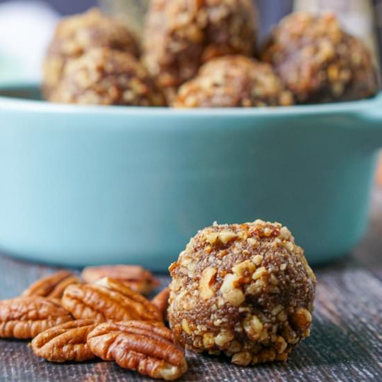 Keto Chocolate Pecan Pie Balls