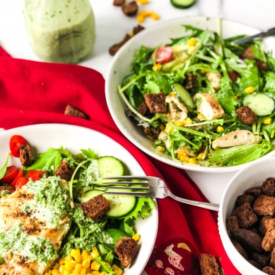 Green Goddess Chicken Salad
