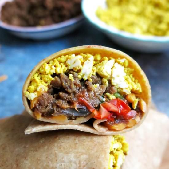 Vegan Breakfast Burritos