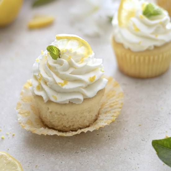 Lemon Cupcakes with Mascarpone
