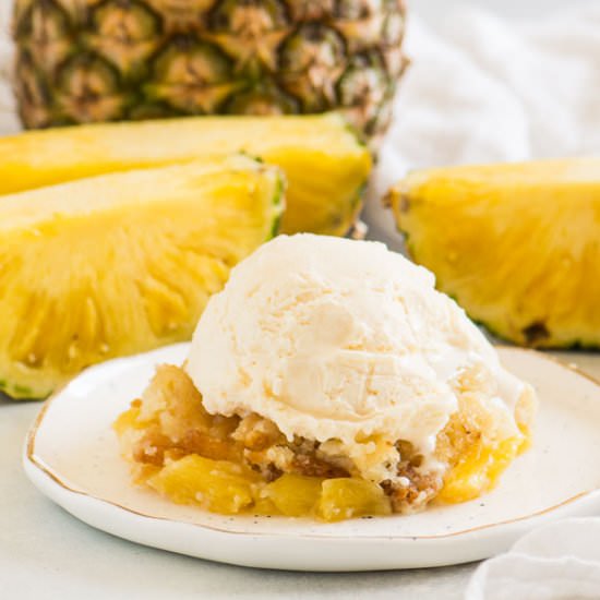 Pineapple Cobbler