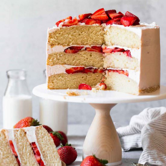 Strawberry Shortcake Cake