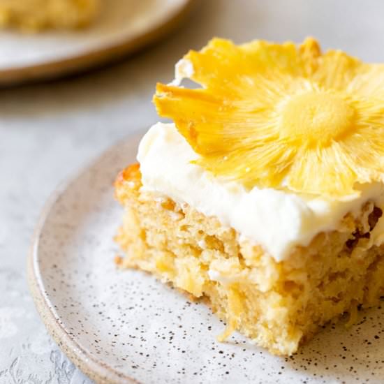 Pineapple Sheet Cake
