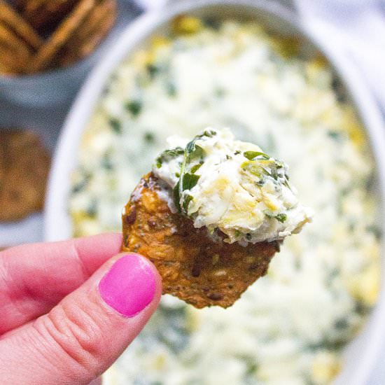 Baked Spinach Artichoke Dip