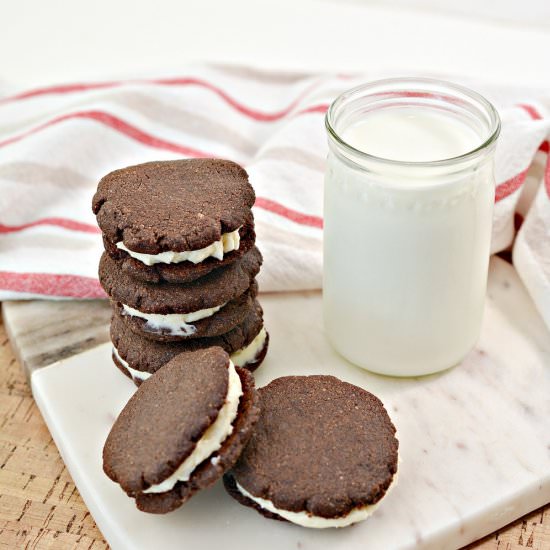 Gluten-Free Keto Oreo Cookies