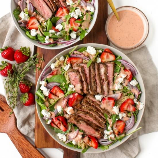 Grilled Steak & Strawberry Salad