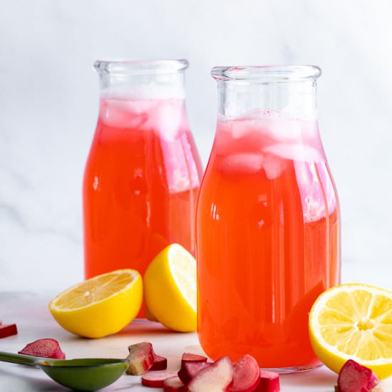 rhubarb lemonade